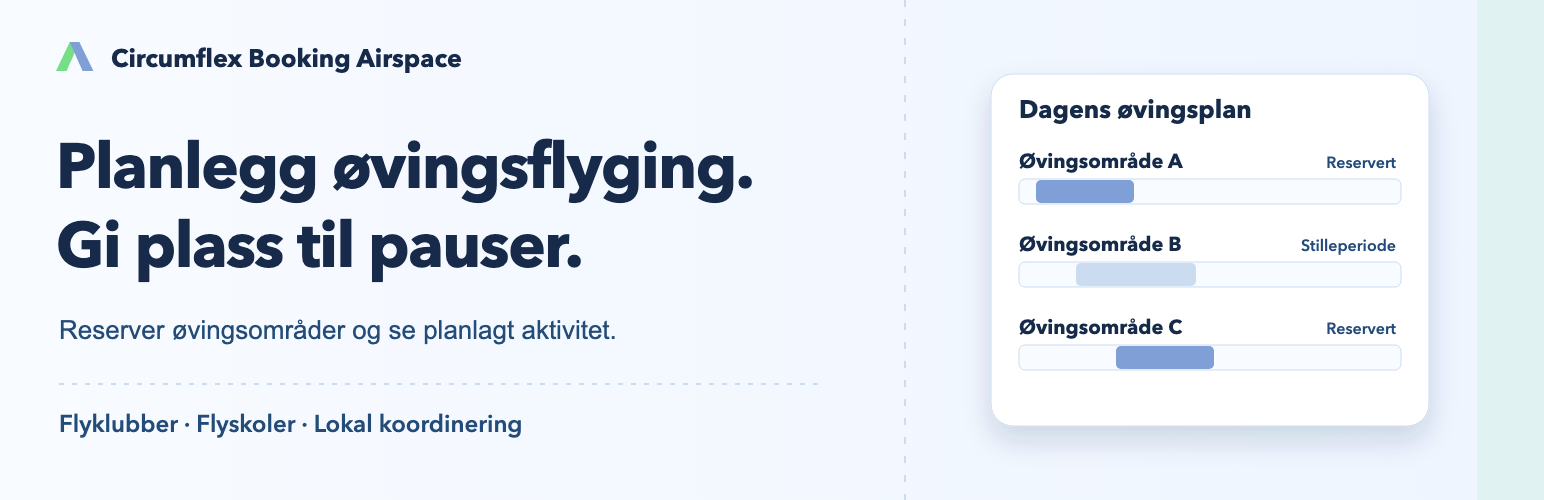 Planlegg øvingsflyging. Gi plass til pauser.